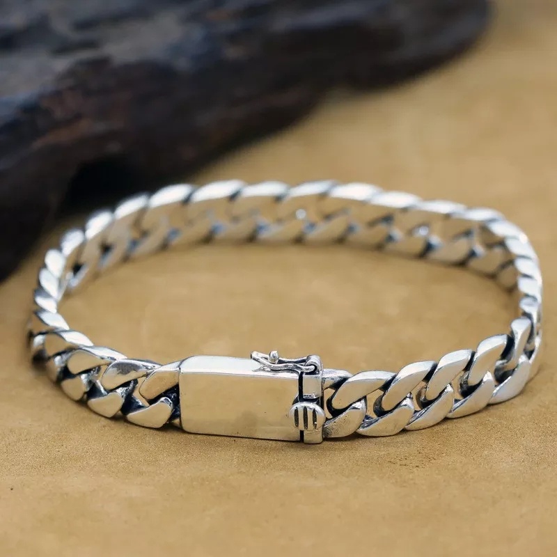 Charm Men Stainless Steel Bracelets Punk Luxury Stainless Steel ...