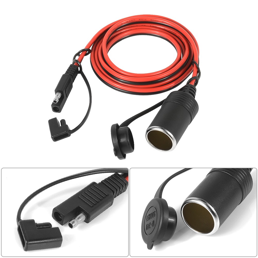 12V 20A SAE Cigarette Lighter Socket Car Charger Female Connector Plug ...