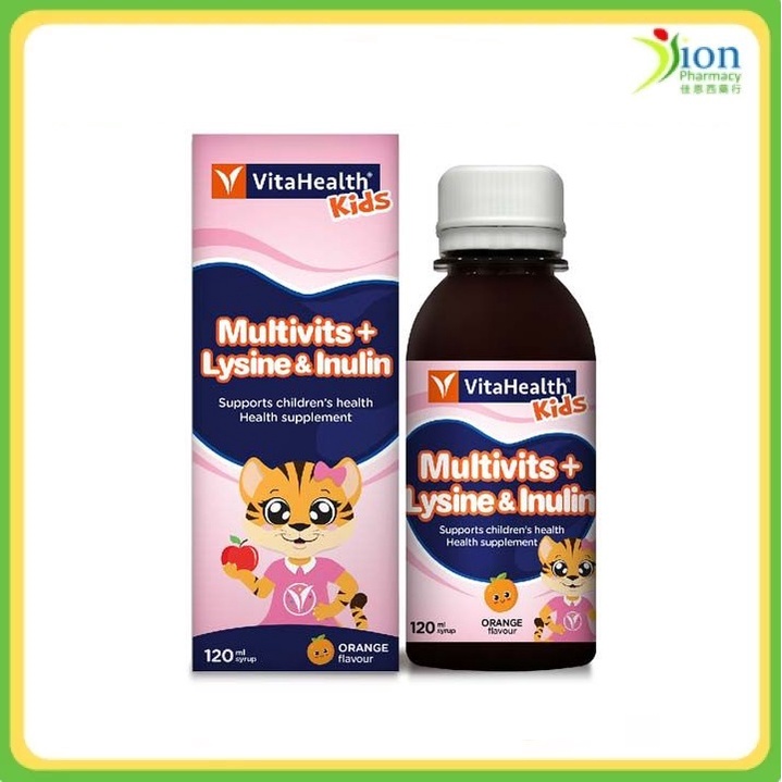 [LIMITED PROMOTION] VITAHEALTH KIDS MULTIVITAMIN + LYSINE & INULIN ...