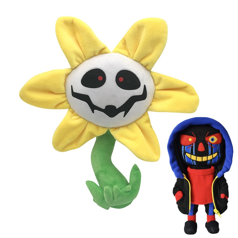 Undertale Inspired Flowey Plush Handmade Soft Plushie 7 in 