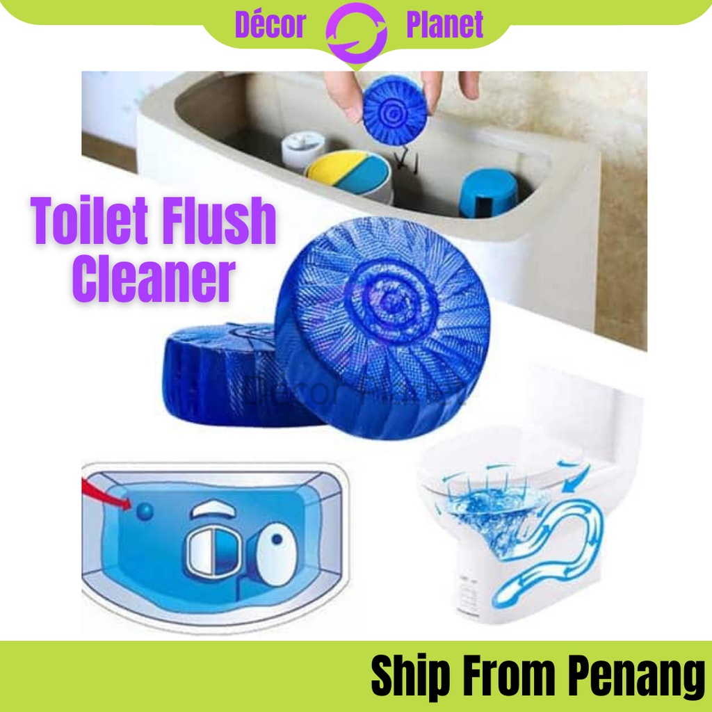 1 PC Toilet Bowl Cleaner Tablets Pembersih Tandas Automatic Clean The