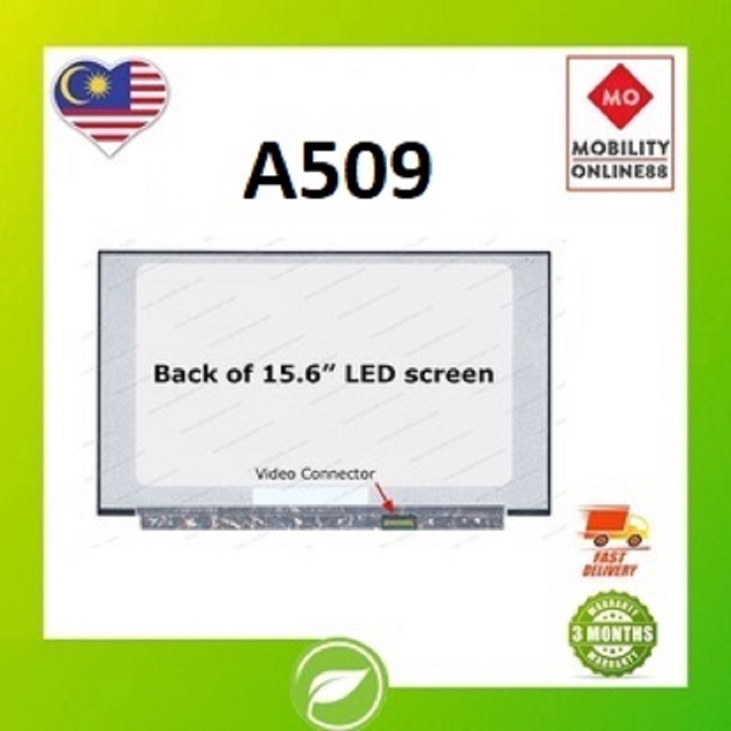 Asus A509 NT156WHM-N30 N49 A516J Laptop LCD LED Screen | Shopee Malaysia
