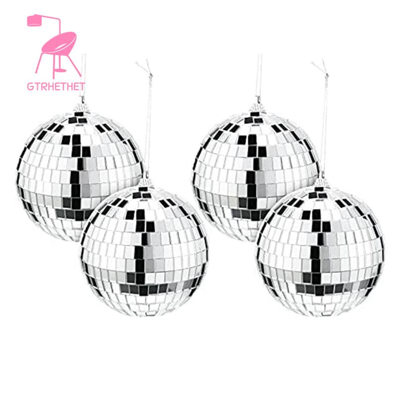 Mirror Disco Ball Disco Light Mirror Ball Silver Hanging Disco for ...