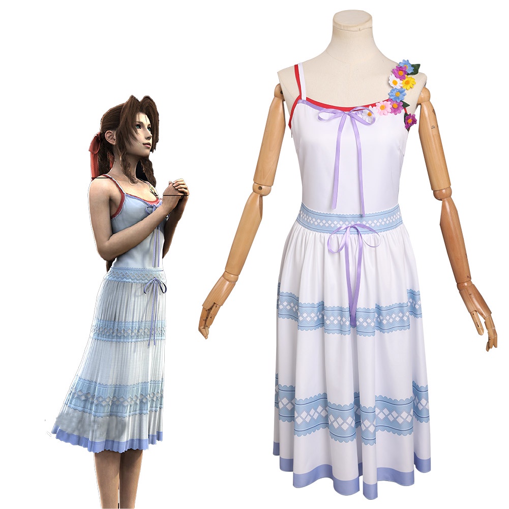 Final Fantasy Crisis Core - Final Fantasy VII Reunion- Aerith , Costume ...