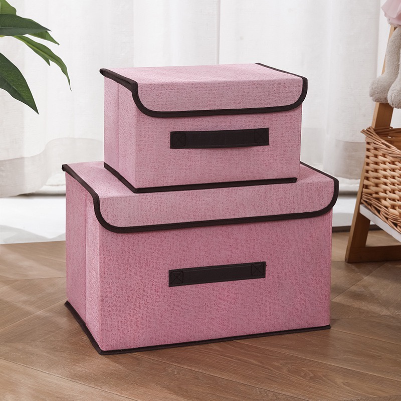 B.S.B Storage Cube Box Fabric Foldable Collapsible Storage Box