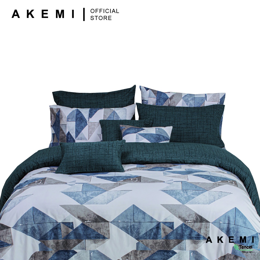 AKEMI TENCEL™ Touch Serenity Quilt Cover Set 850TC (Super Single/ Queen