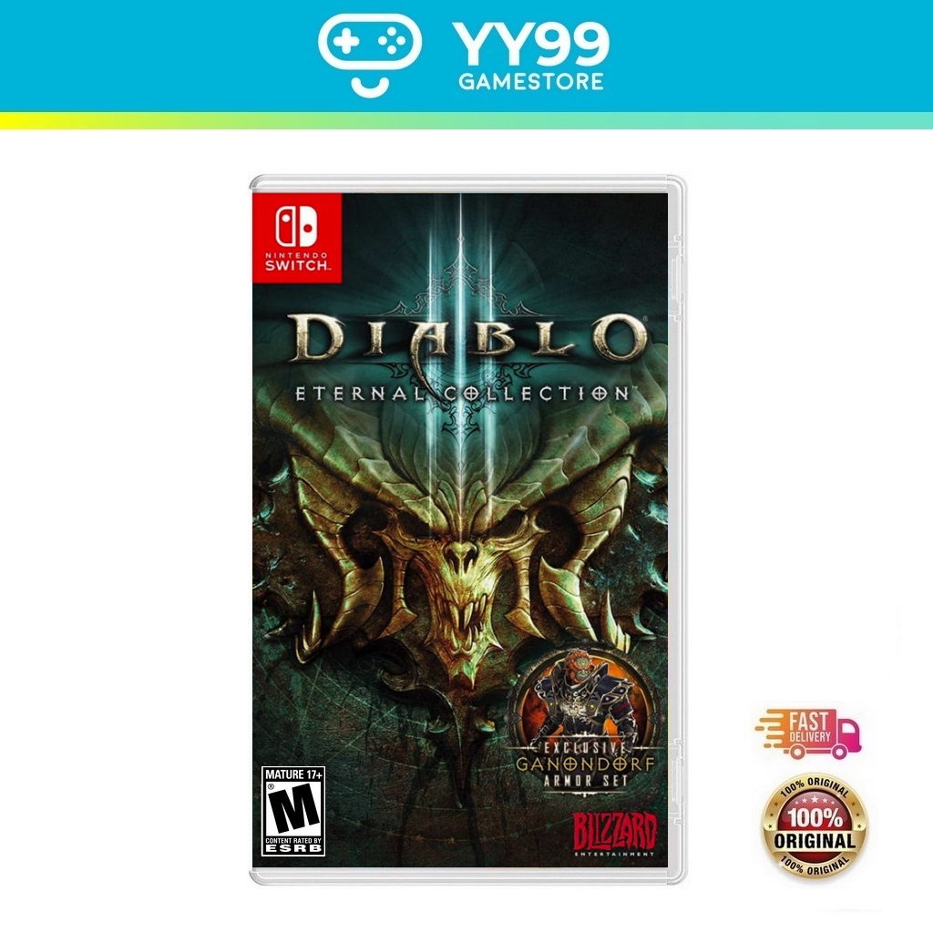 Nintendo switch game bundle Hyrule Warriors age of calamity 2024 & Diablo 3 Eternal