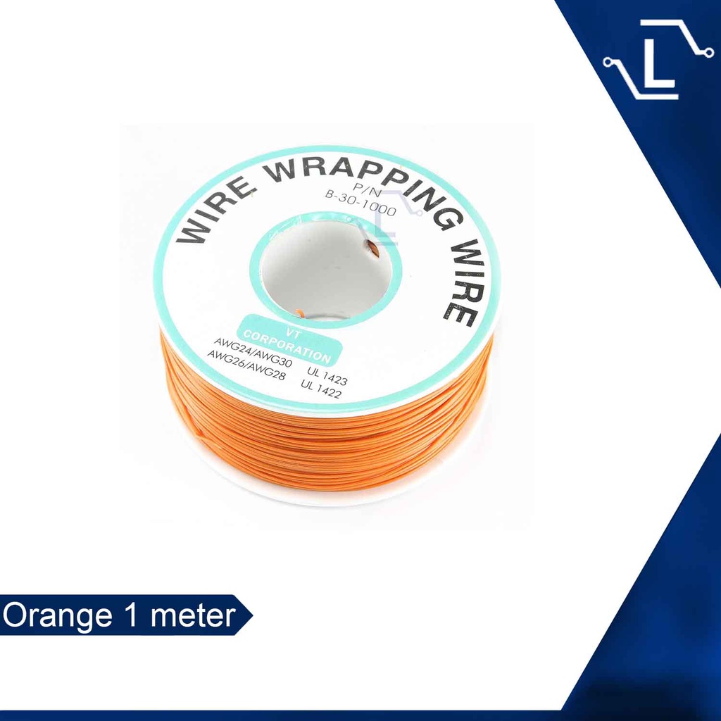 [Luminense] 1 meter 1m AWG 22 AWG30 AWG 30 Wrapping Wire Single Strand ...