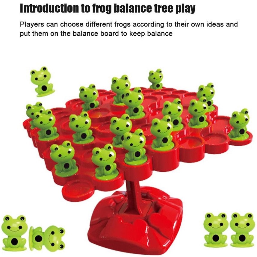 Frog Balance Tree Scale Educational Math Balancing Tabletop Game Scale ...