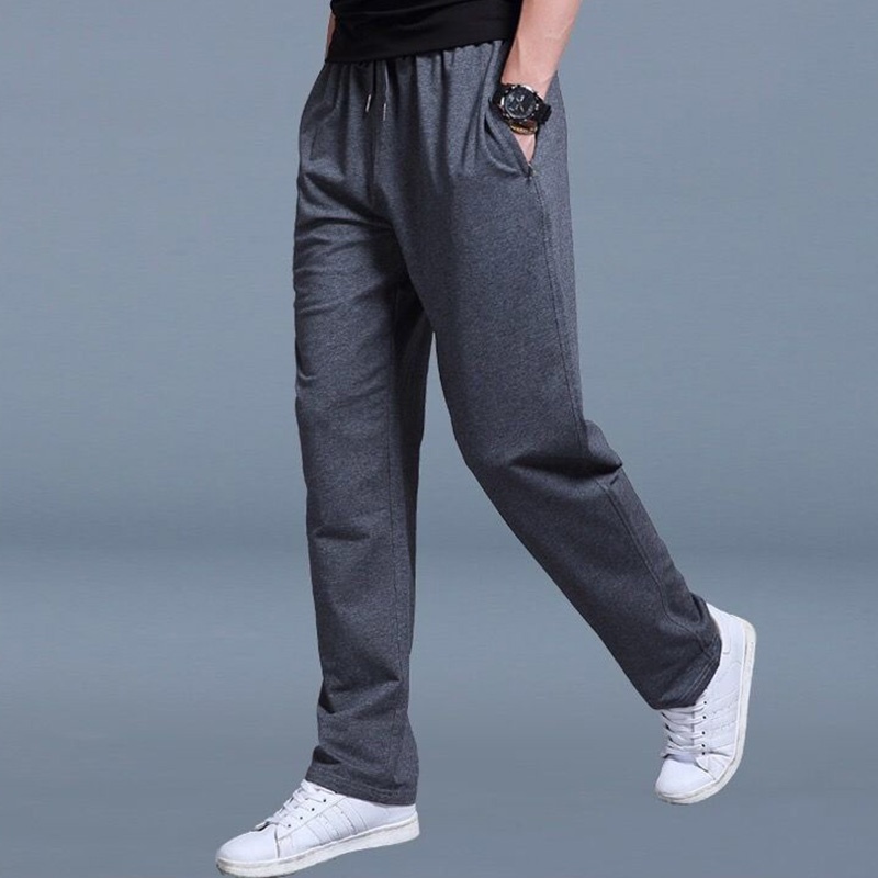 Sport Pants Seluar Tracksuit Lelaki Men Straight Leg Loose Sweatpants ...