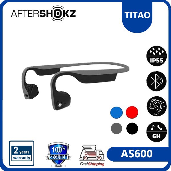 AfterShokz AS600 TREKZ AIR Wireless Bluetooth Waterproof Sports Bone Conduction Headset With Noise Reduction Microphone Shopee Malaysia