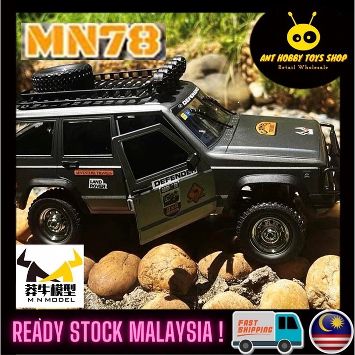 New MN78 Waterproof Version RC Jeep 1/12 2.4G Off Road 4x4 Remote Control Car Jeep 4WD 280 Motor