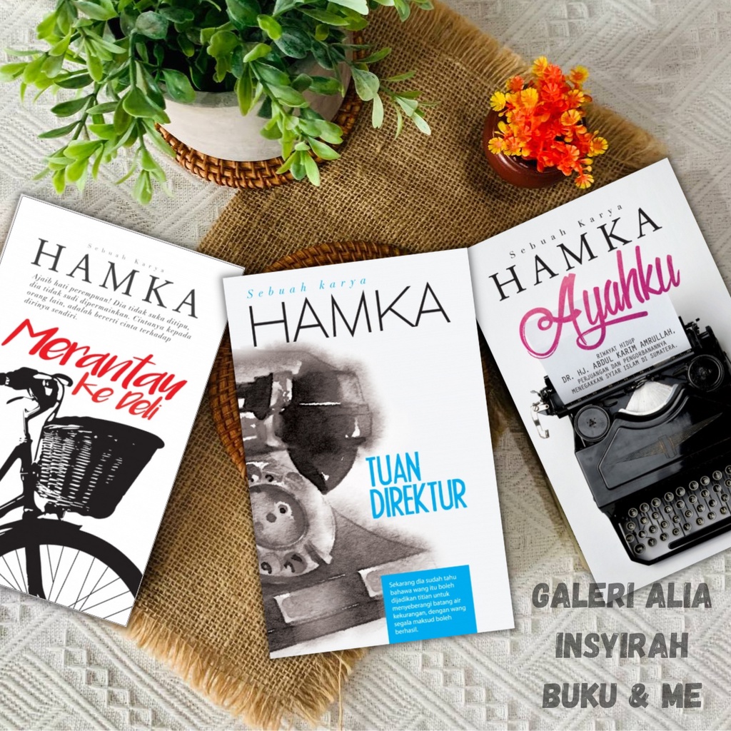 Novel Hamka Buku Hamka Merantau Ke Deli/Tuan Direktur/Ayahku Malay ...