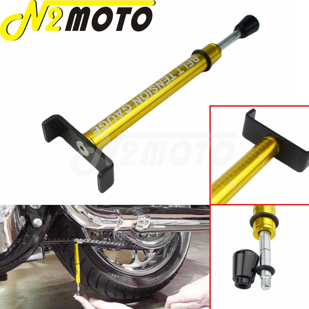 1X 160mm Motorcycle Tool Belt Tension Gauge For Harley Touring