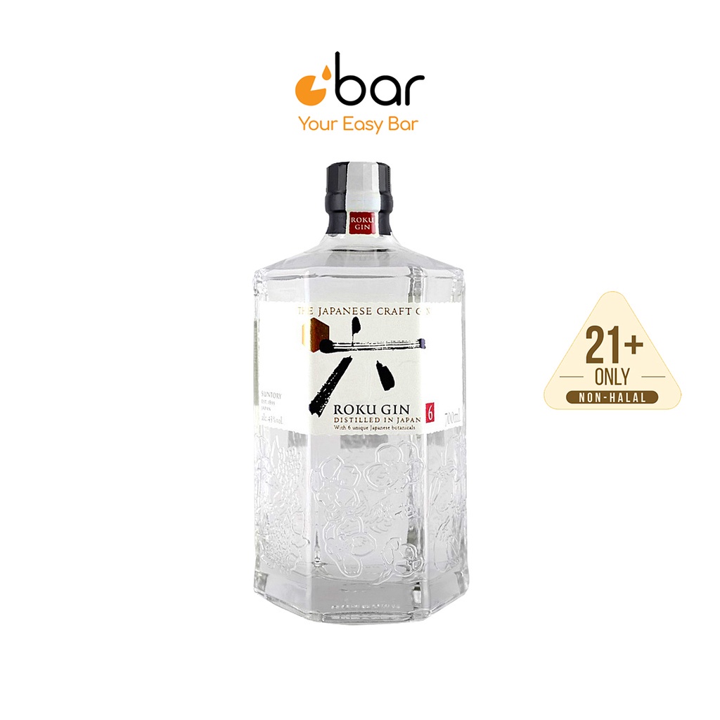 Japanese Suntory Roku Gin (700ml) | Shopee Malaysia