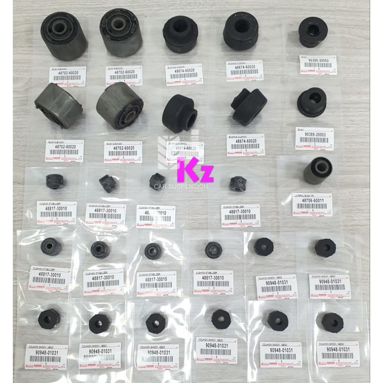 Kit Douilles Caoutchouc Avant Pour Barre Stabilisateur Toyota Land Cruiser LJ70 RJ70 - Neuf