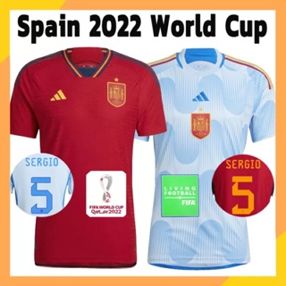 Spain Home Shirt 2022-23 Qatar World Cup - Custom Jersey - Jersey Teams