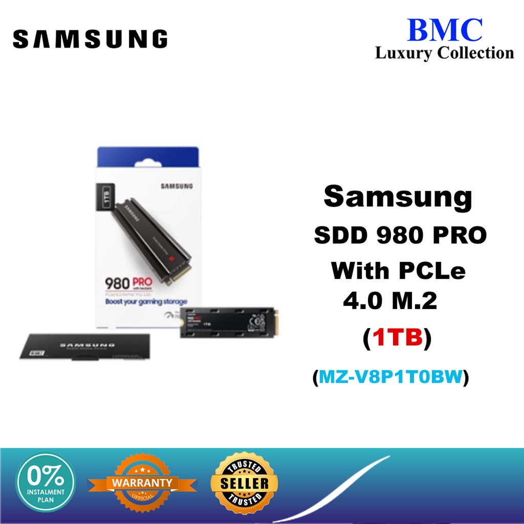 Samsung 980 Pro W Heatsink Pcie® 40 Nvme™ Ssd 1tb15 Shopee Malaysia 7729