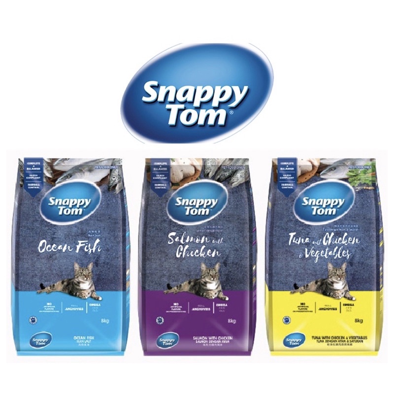 snappy tom dry food 8kg fast delivery | Shopee Malaysia