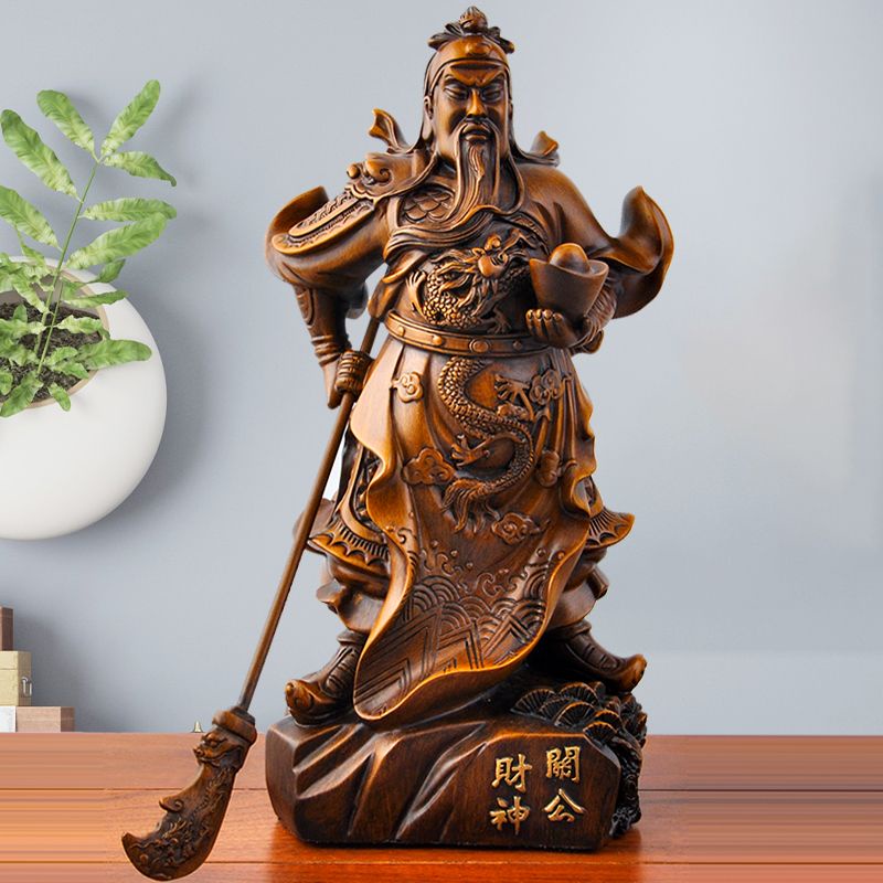 Statue of Guan Gong镇宅招财关公摆件武财神关二爷佛像横刀大刀关羽工艺品礼品开业kjm8899.my 22.11.29 ...
