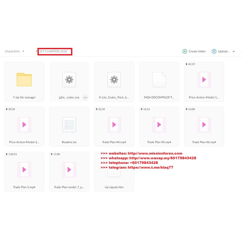 ICT CHARTERS 2020 (Total size: 435.1 MB Contains: 1 folder 15 files ...
