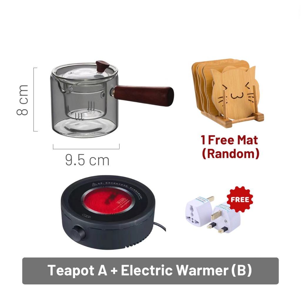LIFESTYLE 800W Electric Stove Electric Ceramic Induction Cooker Tea