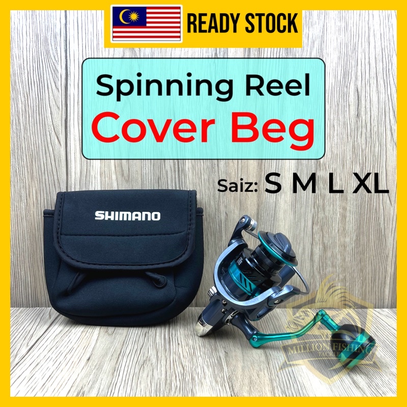 MillionFishing】Shimano Spinning Reel Bag Cover Daiwa AbuGarcia