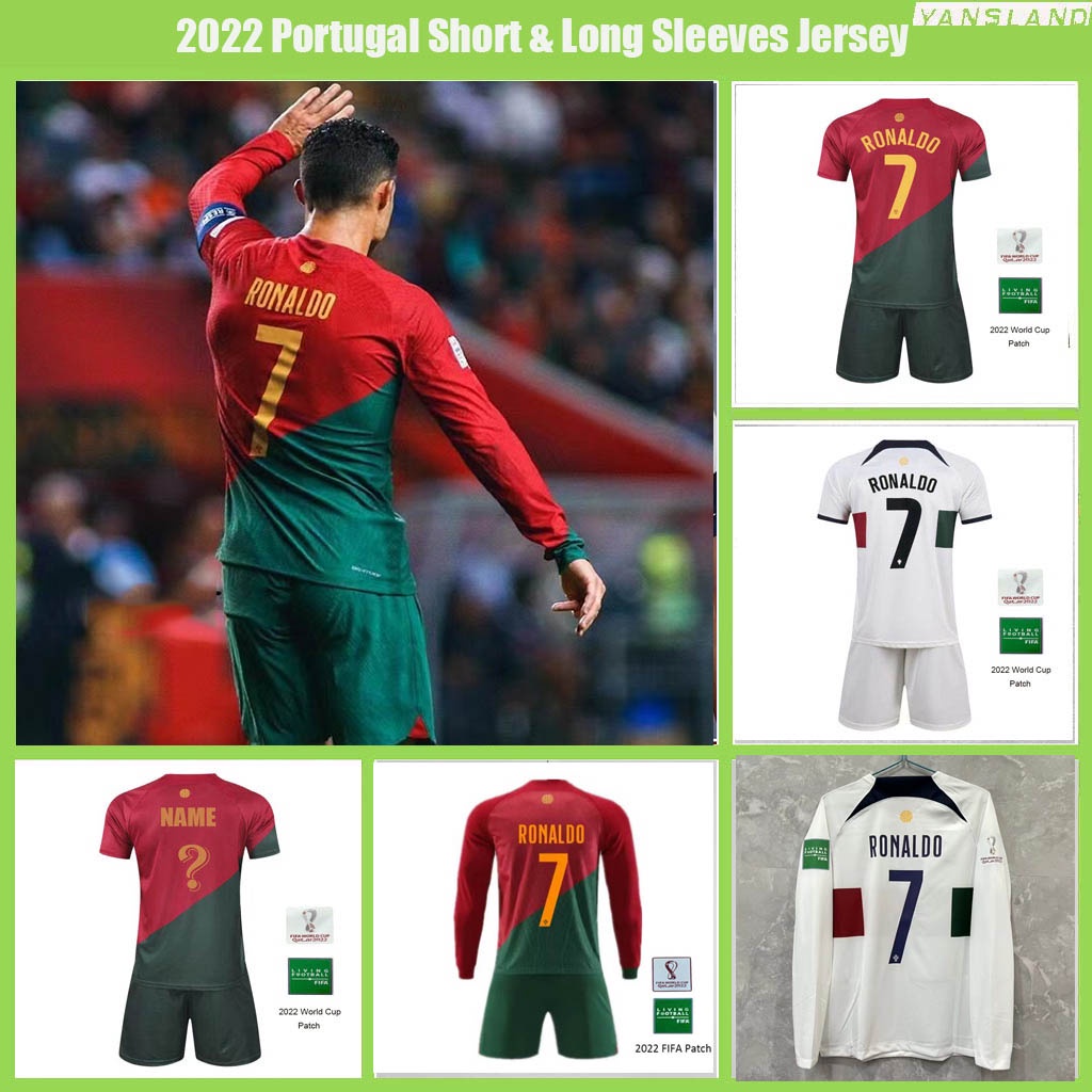 Cr7 portugal jersey long sleeve clearance