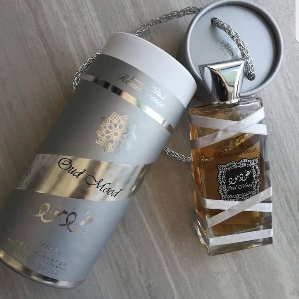"Oud Mood Silver Lattafa Perfumes for men Fragrantica" Shopee Malaysia