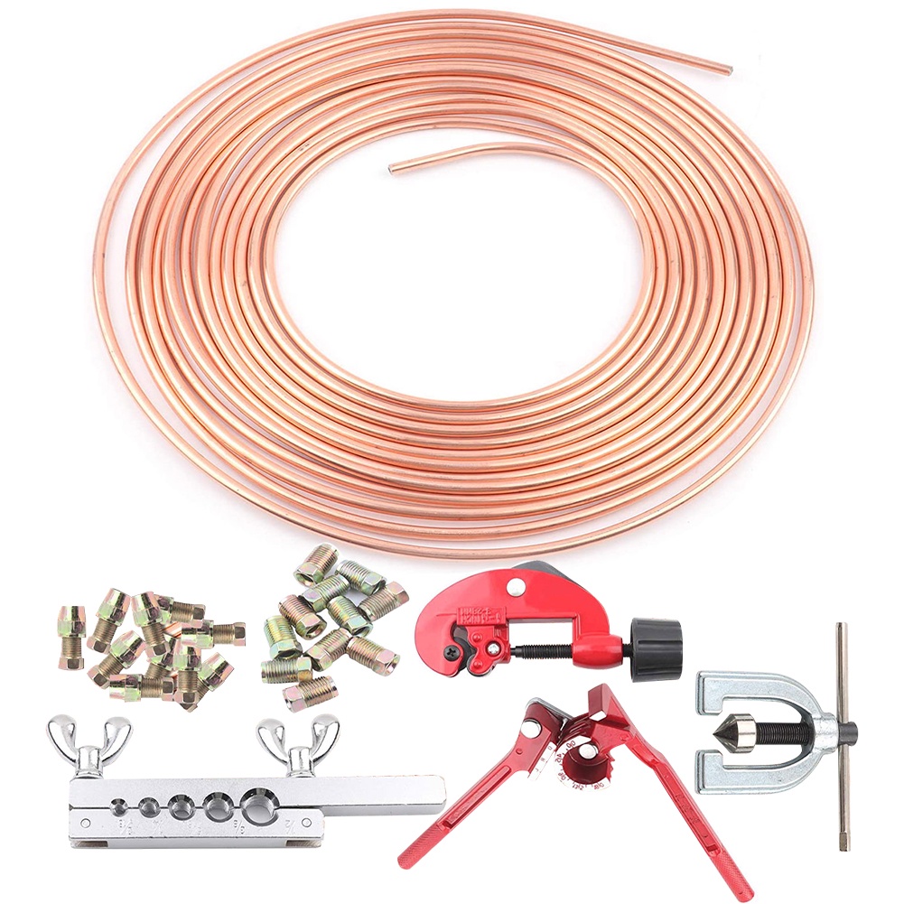 Auto Brake Pipe Repair Kit Car Copper Brake Line Tubing Cutter Brake