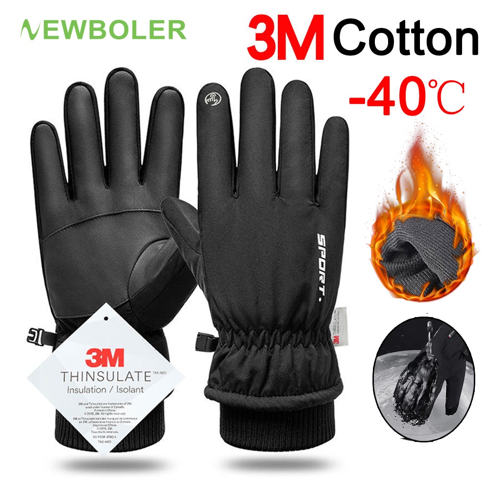 Winter Gloves Touch Gloves Anti-Slip Waterproof Warm Water Resistant Sports