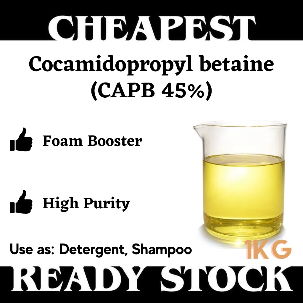 [1KG] Cocamidopropyl Betaine CAPB 椰油酰胺丙基甜菜碱 - Surfactant | Shopee Malaysia