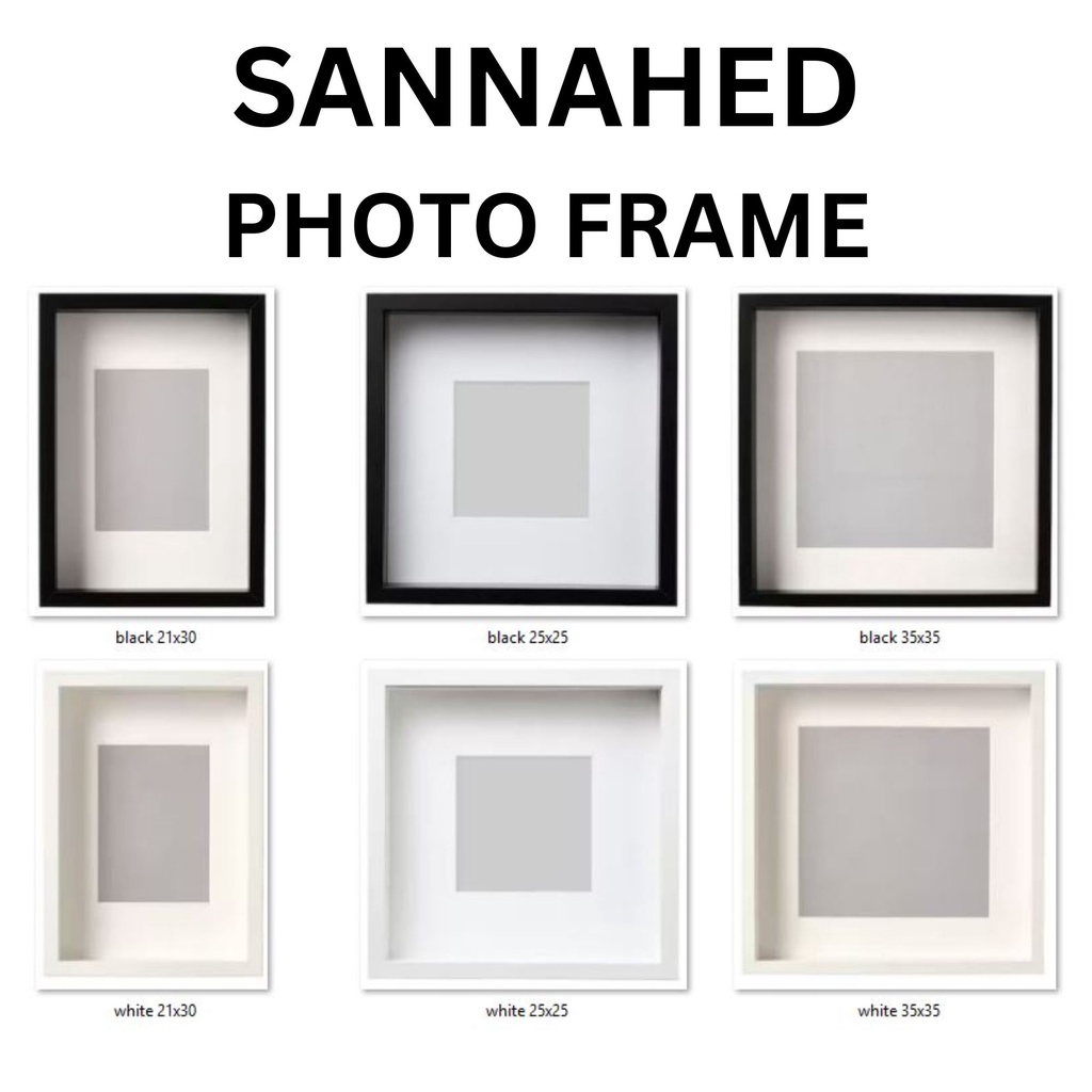 SANNAHED 3D Deep Picture Frame / Swedish Design Photo Deep Frame / Accessories Depth Frame