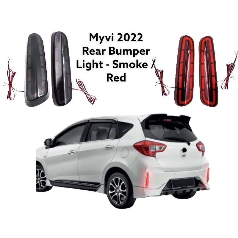 Perodua Myvi 2022 LED Car Rear Bumper Reflector Light | Shopee Malaysia