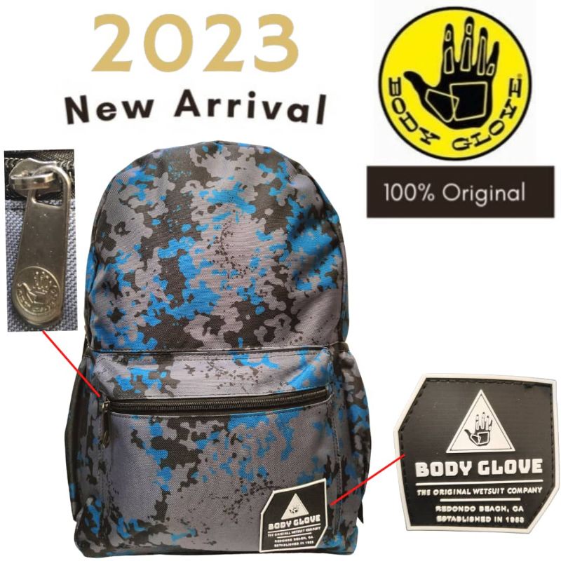 Body Glove Fabric Polyester Backpack BG2784 Shopee Malaysia