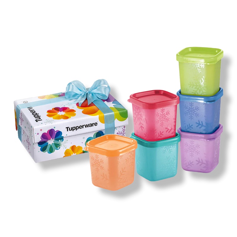 Tupperware Rainbow Cubes Gift Set 80ml(6pcs)/(3pcs) | Shopee Malaysia
