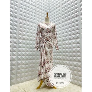 HARGA LELONG DRESS FLORAL SIMPUL FREE SIze Shopee Malaysia