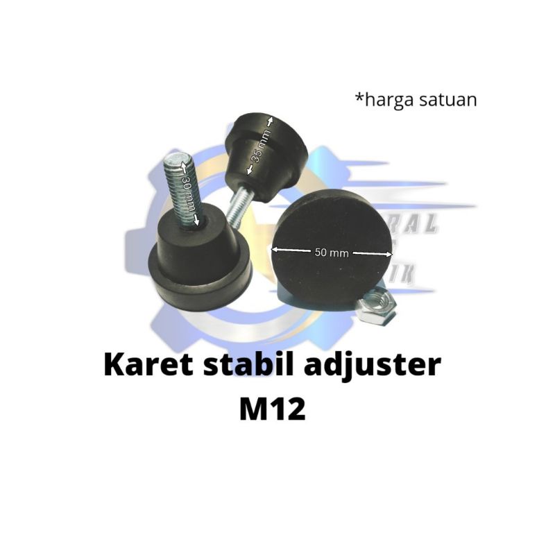 M12 adjuster Stable Rubber Feet/Table Leg Rubber/Chair Leg Rubber/Stool ...