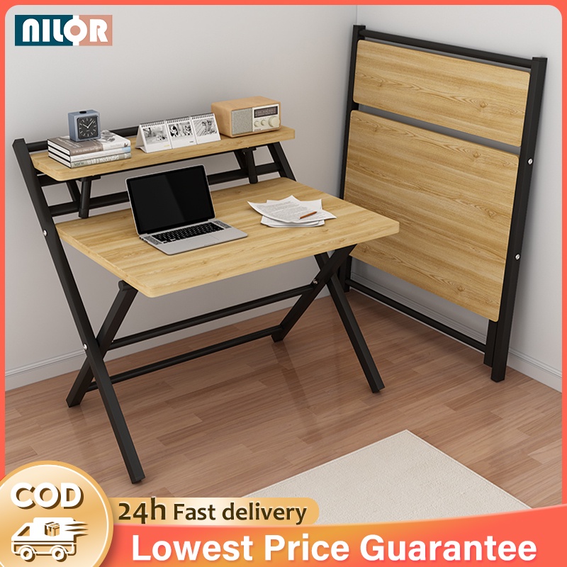 【Installationfree】Folding Table Portable Study Table Writing Desk Home