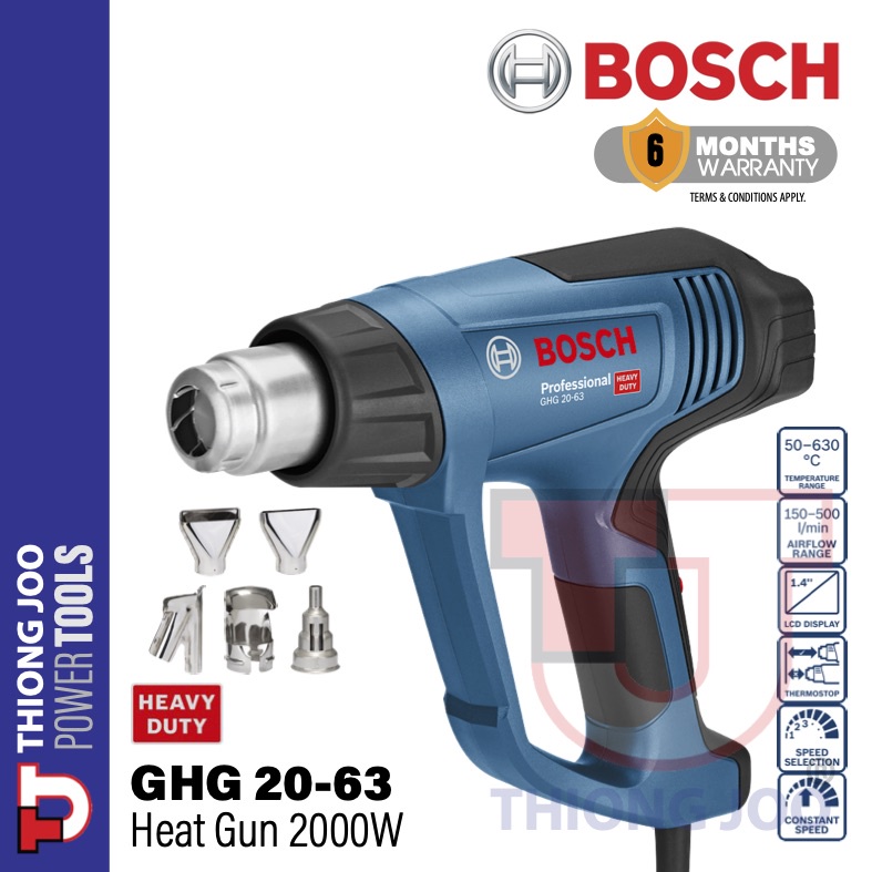 BOSCH GHG 2063 DCE HEAT GUN 2000W Shopee Malaysia