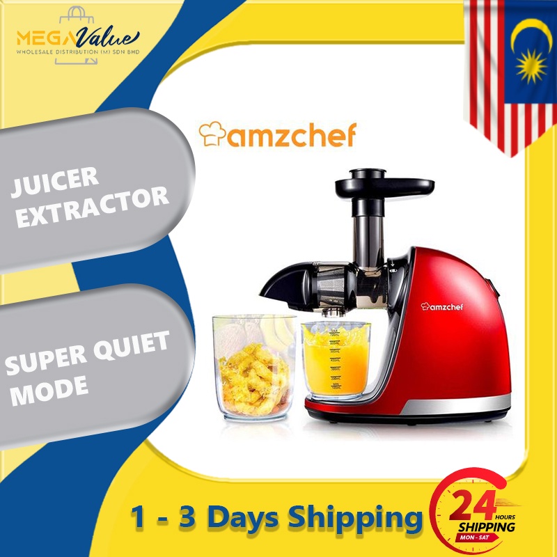 READY STOCK AMZCHEF ZM1501 Slow Juicer Slow Masticating Juice Extractor Mixer Blender Shopee