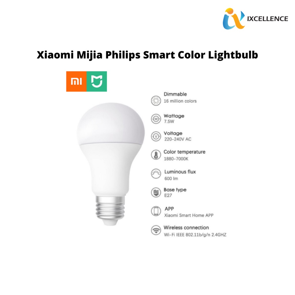 Xiaomi philips best sale smart led bulb