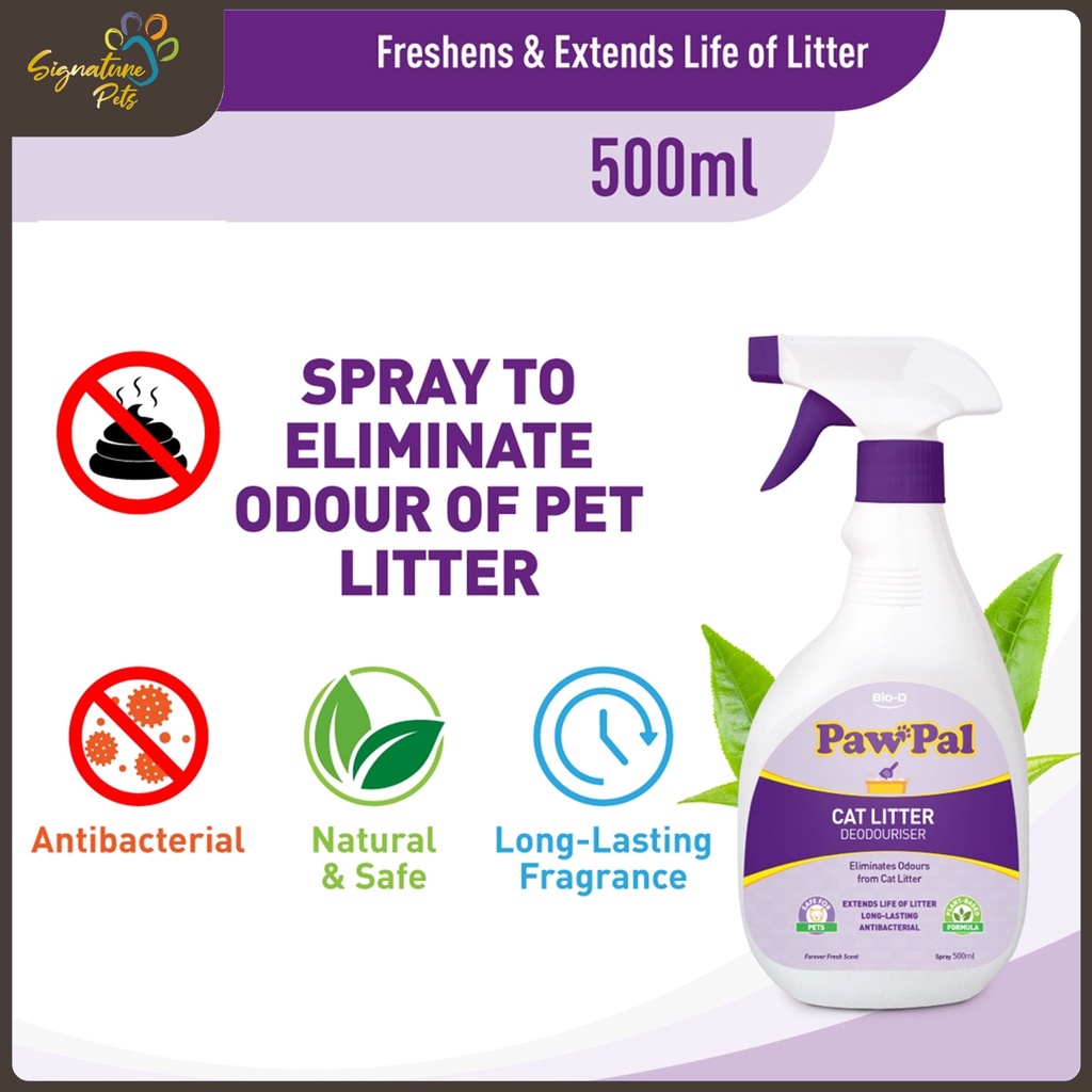 PawPal Cat Litter Deodouriser Spray 500ml (Forever Fresh Scent) / Cat