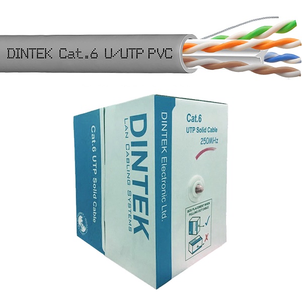 Dintek lan cables cat 6 full cooper Shopee Malaysia