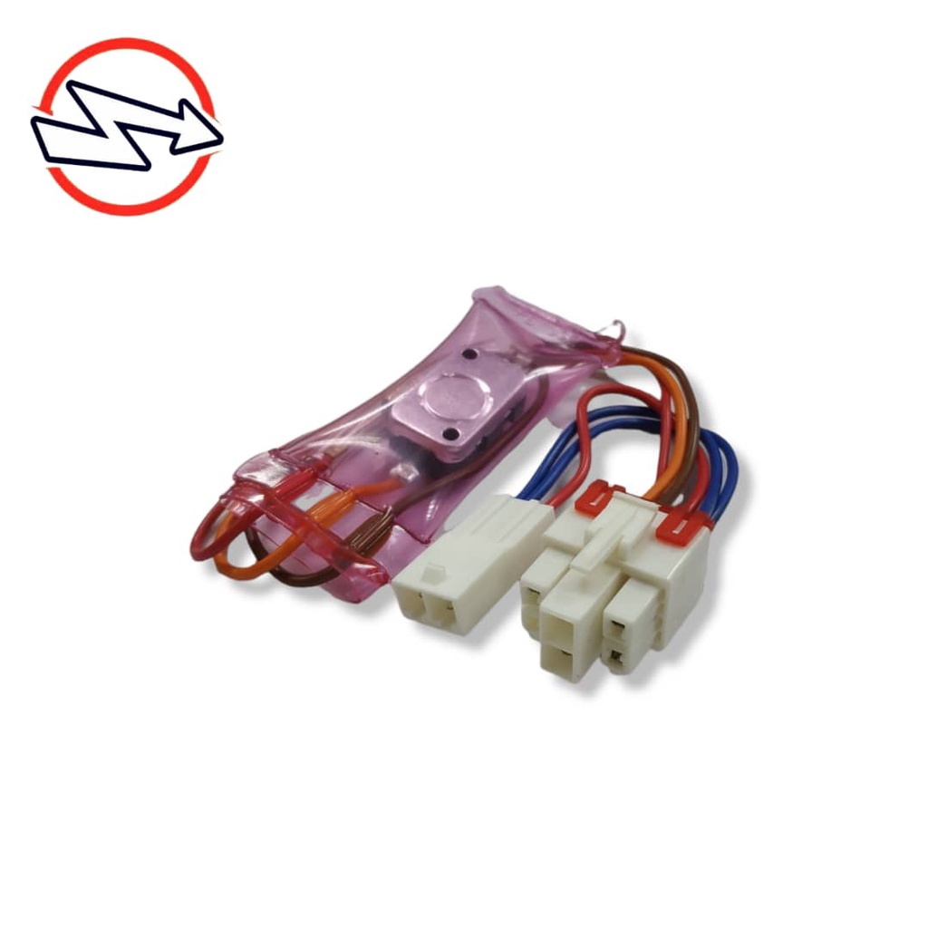 ZAS Refrigerator Bimetal Defrost Thermostat - Fridge Freezer Defrost  Temperature Control Switch - 3 Wires 110V - Amperage 5A - Max Operating