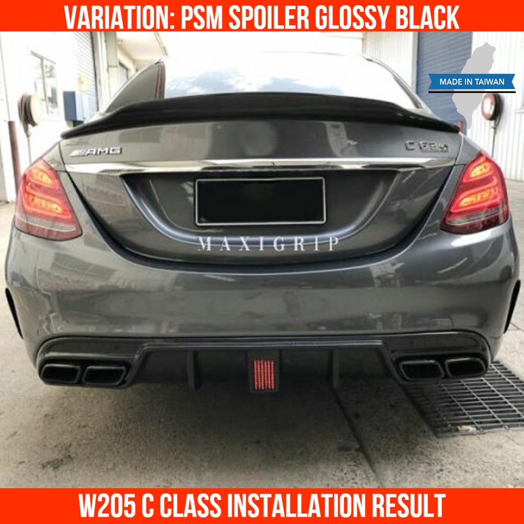Mercedes benz W205 C205 coupe C class rear spoiler roof spoiler trunk ...