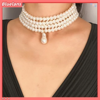 necklace pearl choker - Prices and Promotions - Apr 2024