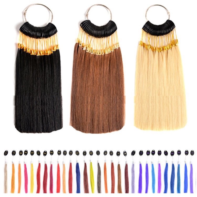 Real Hair Tips Used to Try Dye Color, Use Hair Dye Experiment | Shopee ...