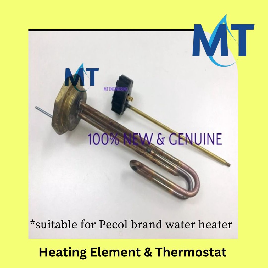 Heating Element and Thermostat best fit for Pecol Brand of Water Heater