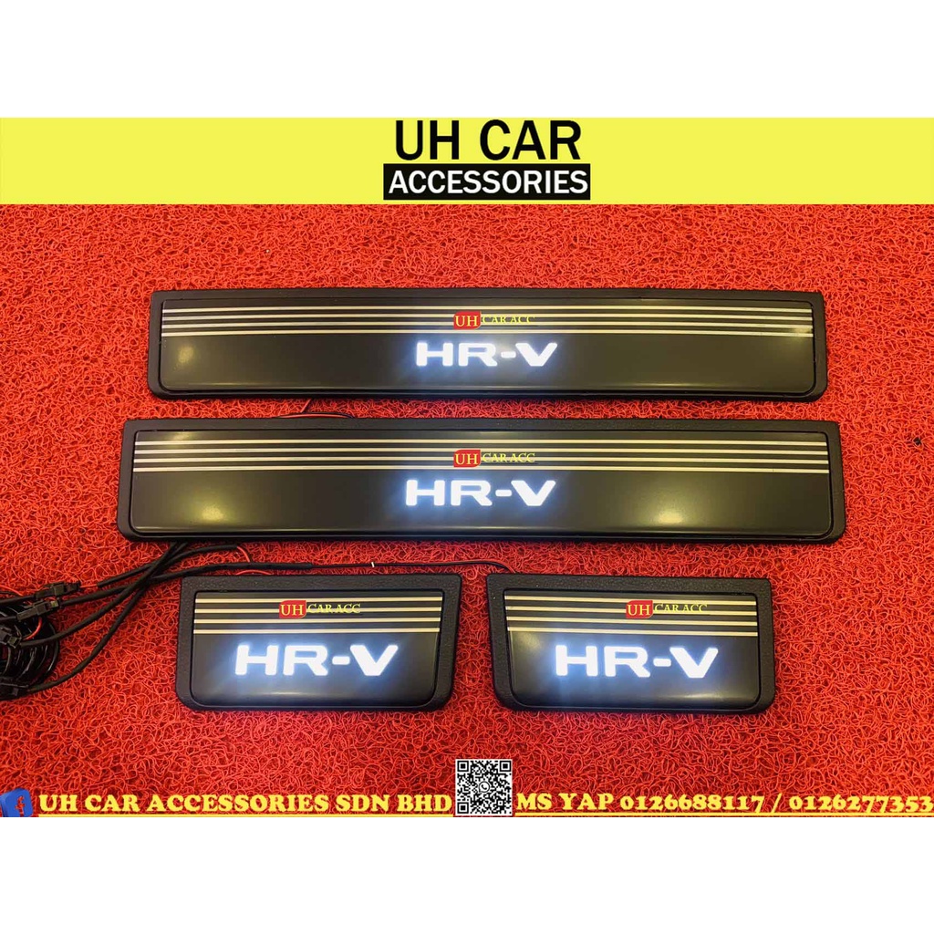 HONDA HRV 2022 2023 LED SIDE DOOR STEP SILL PLATE SCUFF PLATE Shopee